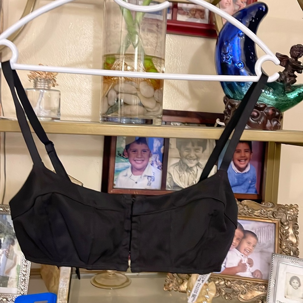 free people nwot black bralette